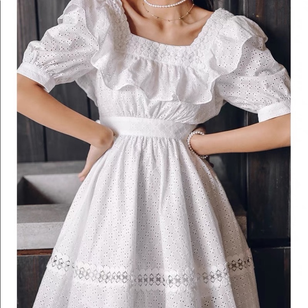 White dress